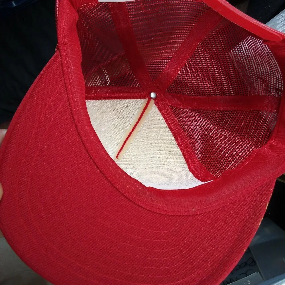 Deadstock Vintage Smith & Beckel Construction Snap Trucker Hat Cap